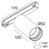 Delta Light M26L - SPY 52 TW DIM5 Track lighting fixture