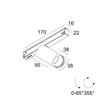 Delta Light M26L/M35R - Octav 39 MDL track lighting fixture