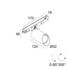 Delta Light M20/M26H - Spy 52 Wallwash Soft MDL track lighting fixture