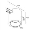 Delta Light M26L Boxy R Soft DIM5 Schienenbeleuchtung
