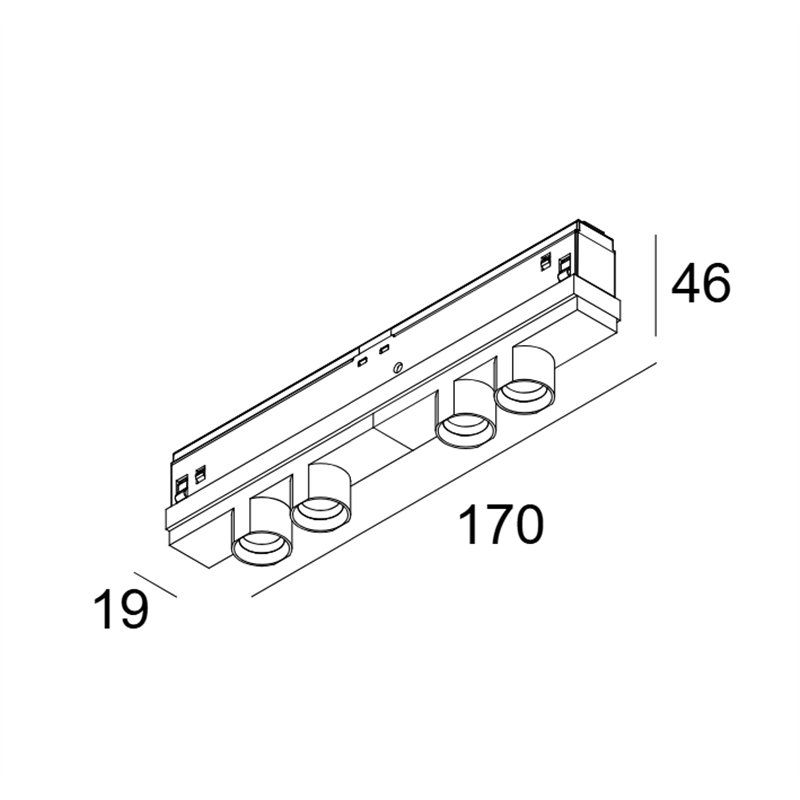 Delta Light M20/M26H - Jum-Oh! 4R DIM5 Schienenbeleuchtung
