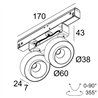 Delta Light M20/M26H - ODRON 2/41 DIM5 Schienenbeleuchtung