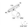 Delta Light M20/M26H - Spy 52 Wallwash Soft DIM5 Schienenbeleuchtung