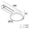 Delta Light M26L - Haloscan Mp 92714 Mdl Schienenbeleuchtung