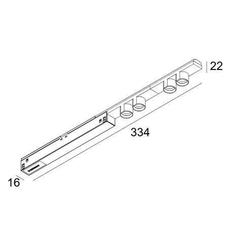 Delta Light M26L - Jum-Oh! 4R DIM5 Track lighting fixture