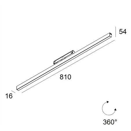Delta Light M26L - Led Line OK DIM5 Track lighting fixture