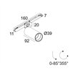 Delta Light Spl14 - Spy 39 Focus Track lighting fixture