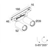 Delta Light M20/M26H - Spy 392 Soft Track lighting fixture