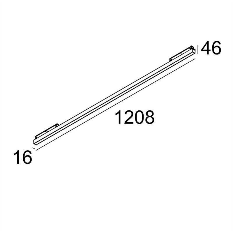 Delta Light M - LED LINE HE 1 x 25,2W MDL Schienenbeleuchtung