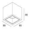 Delta Light BOXY L DIM8 Ceiling lamp
