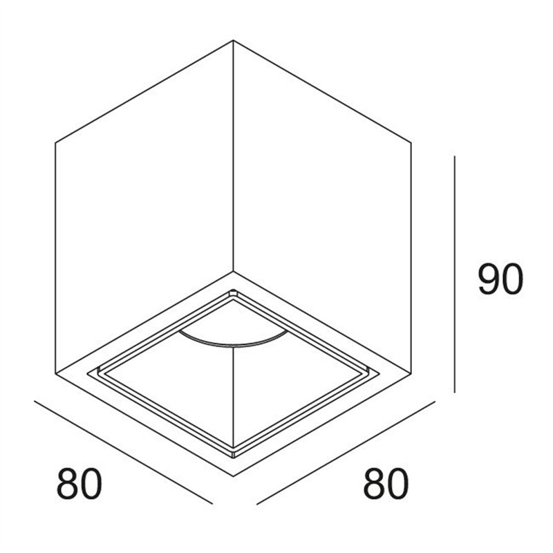 Delta Light BOXY L+ DIM8 Deckenlampe