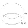 Delta Light DIRO SBL S ON Ceiling lamp