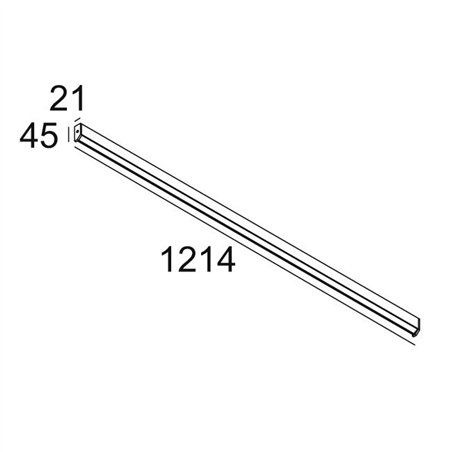 Delta Light DOT.COM ON WALLWASH 12 HO Ceiling Lamp / Suspension Lamp / Wall Lamp