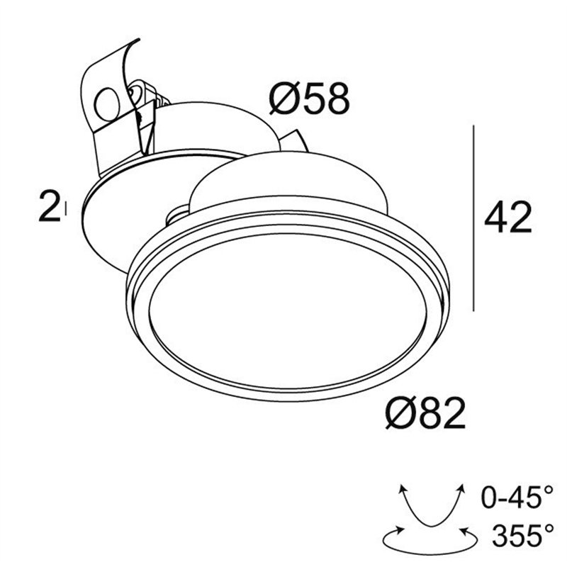 Delta Light HALOSCAN CLIP HP SOFT Deckenlampe