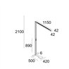 Delta Light INFORM 40 SQ F1 T PDS DOWN-UP TW Stehlampe