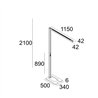 Delta Light INFORM 40 SQ F1 U PDS DOWN-UP Floor lamp