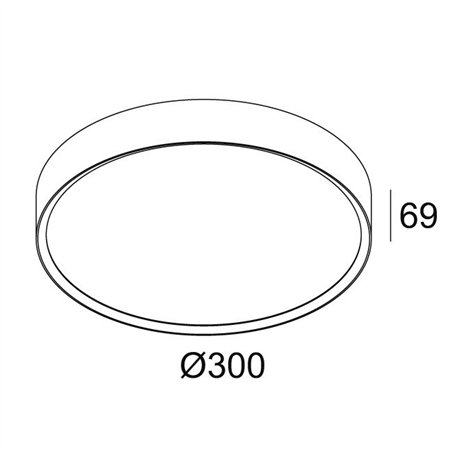 Delta Light MULTINOVA 30 DOWN-UP TW PRISM DIM5 Ceiling Lamp / Suspension Lamp / Wall Lamp