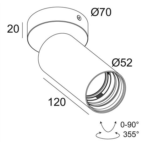 Delta Light SPY 52 ON Ceiling lamp