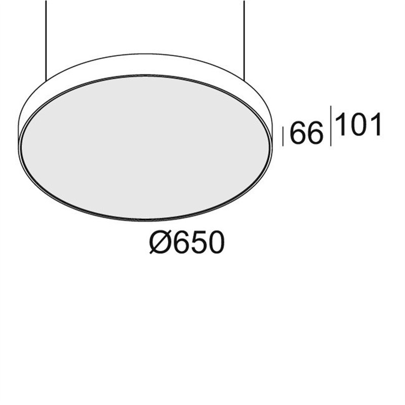 Delta Light SUPERNOVA FLAT 65 PRISMATIC DOWN-UP / Decken- / Hängelampe