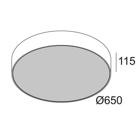 Delta Light SUPERNOVA LINE 65 Ceiling lamp / Suspension lamp
