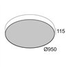 Delta Light SUPERNOVA LINE 95 Ceiling lamp / Suspension lamp