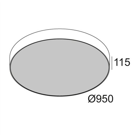 Delta Light SUPERNOVA LINE 95 TW Ceiling lamp / Suspension lamp