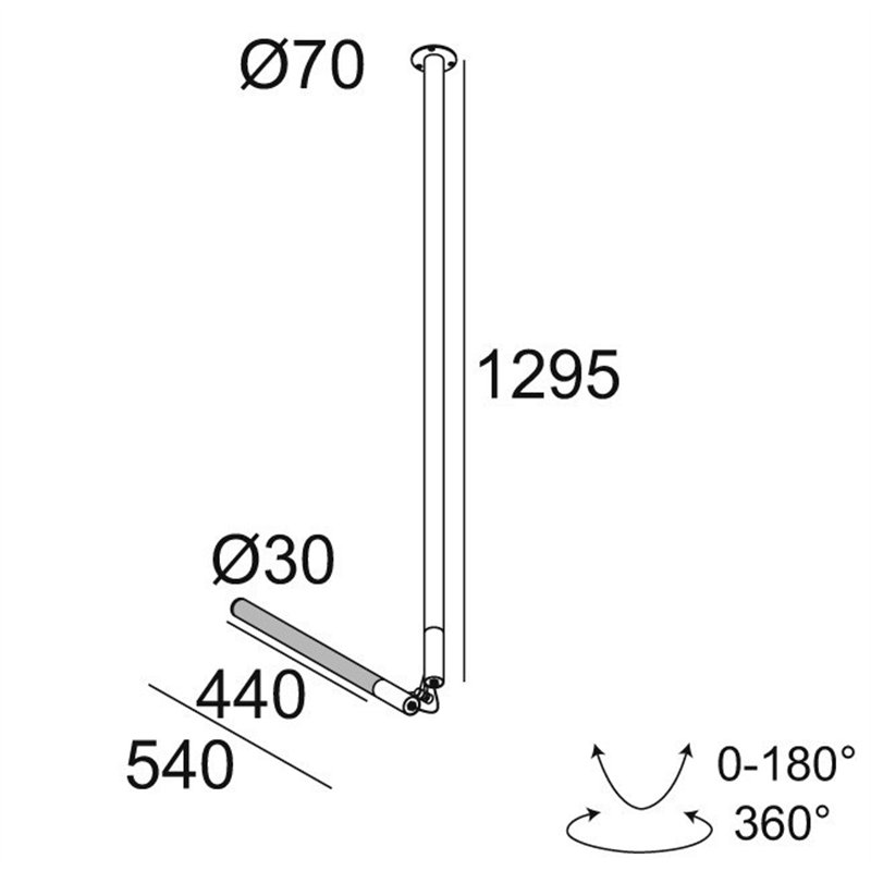 Delta Light XY180 S121 Deckenlampe