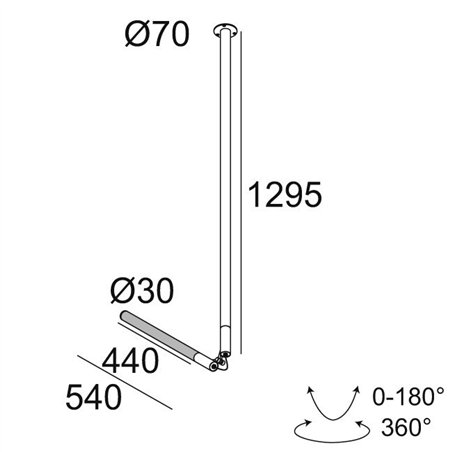 Delta Light XY180 S121 Ceiling lamp