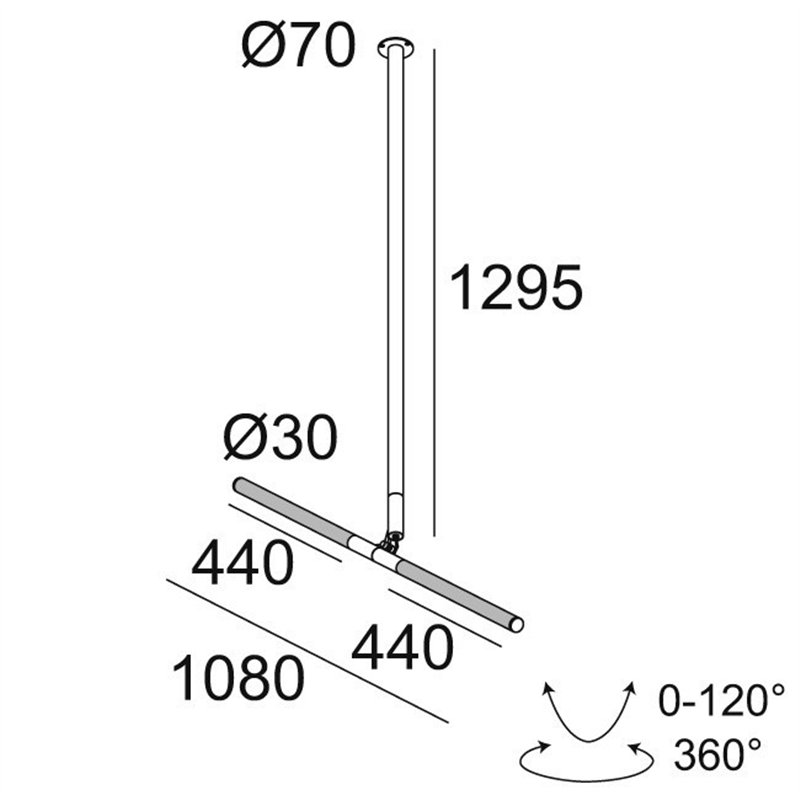 Delta Light XY180 S122 Deckenlampe