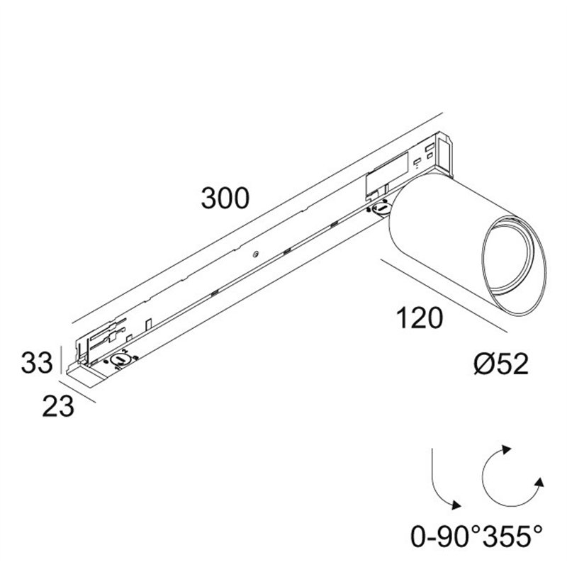 Delta Light SPY 52 WALLWASH 927 ADM SLIM Deckenlampe