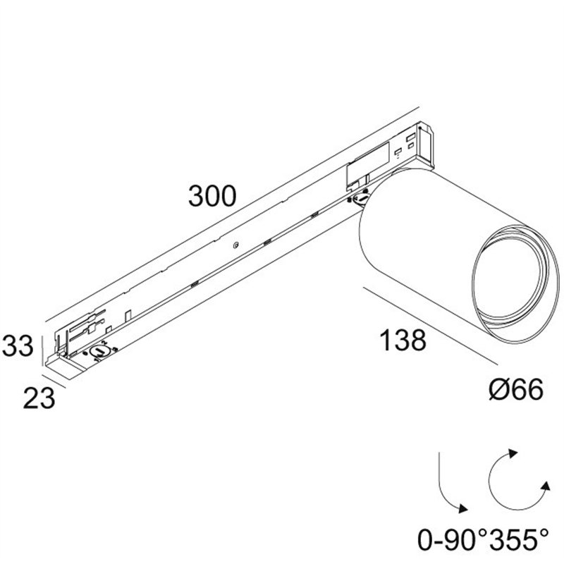 Delta Light SPY 66 WALLWASH 927 ADM SLIM Deckenlampe