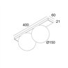 Delta Light OONO ON 2 Deckenlampe / Wandlampe