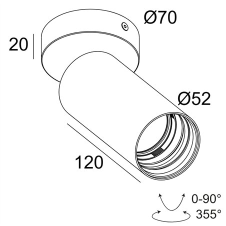 Delta Light Spy 52 On Soft ceiling lamp