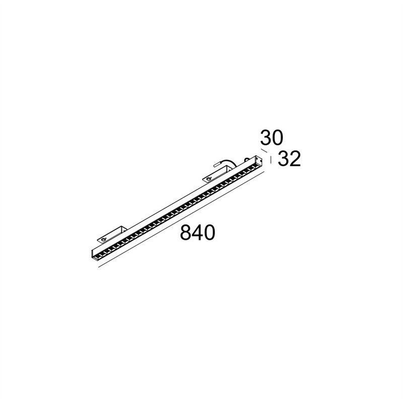 Delta Light D-LINER 30 INF LOC1 838 RD Deckenlampe