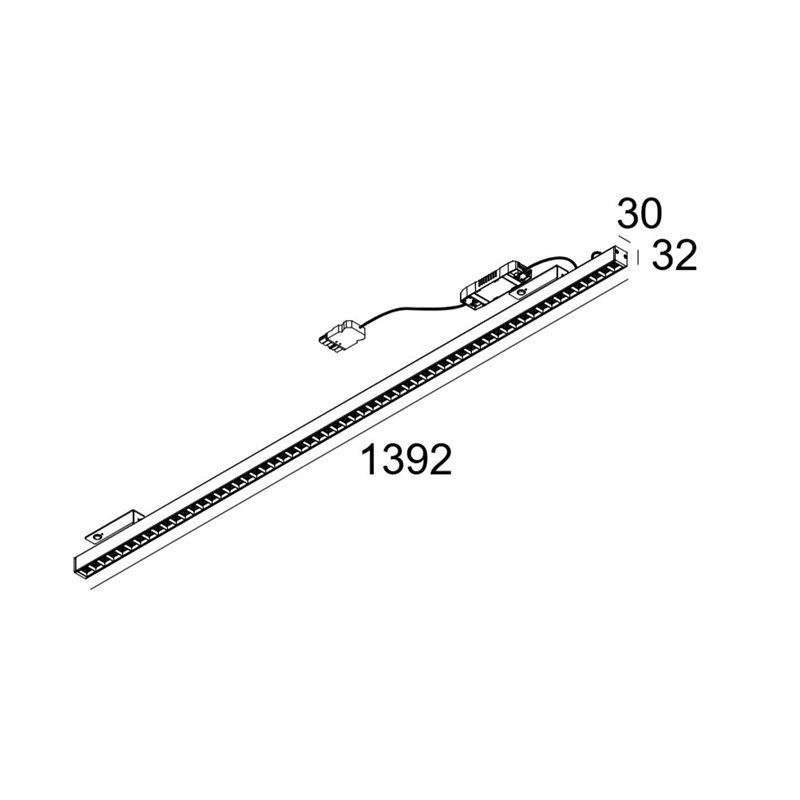 Delta Light D-LINER 30 INF LOC1 1390 DIM5 Deckenlampe