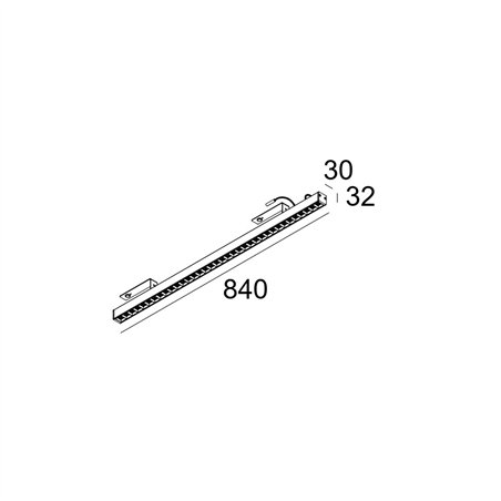 Delta Light D-LINER 30 INF LOC2 838 RD Ceiling lamp
