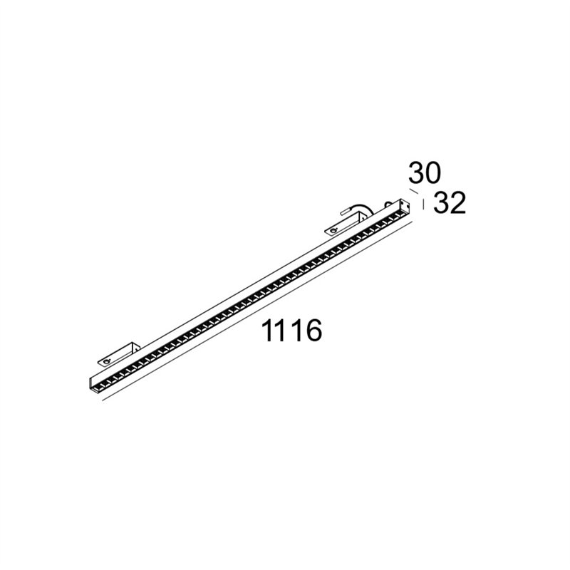 Delta Light D-LINER 30 INF LOC2 1114 RD Deckenlampe