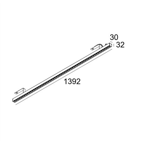 Delta Light D-LINER 30 INF LOC3 1390 RD Ceiling lamp