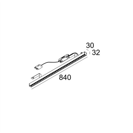 Delta Light D-LINER 30 INF LOC3 838 DIM5 Ceiling lamp