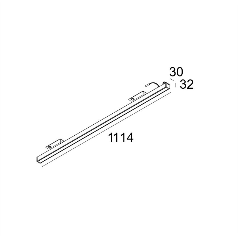 Delta Light D-LINER 30 SBL LOC2 1114 RD Deckenlampe