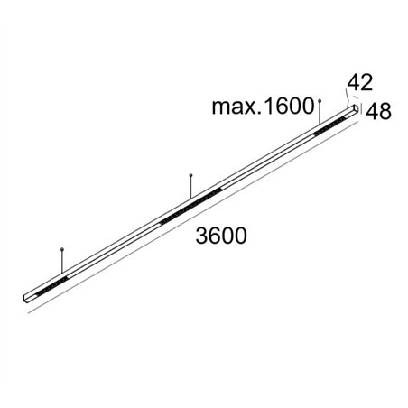 Delta Light INFORM 40 SQ 360 DOWN-UP TW 1 DT8 DIM5 Ceiling lamp