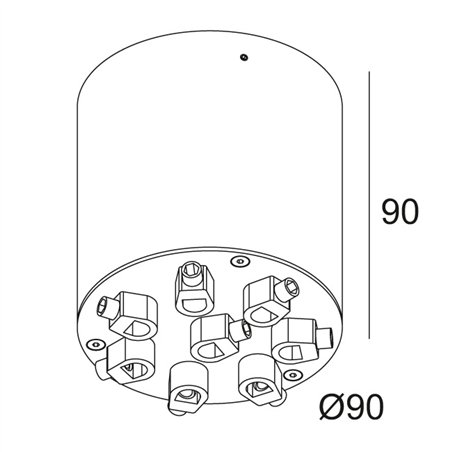 Delta Light SUPER-OH! XS CEILING BASE