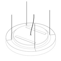 Delta Light SUSPENSION SET 25 3m