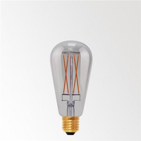 Delta Light LED FILAMENT T64 E27 6W 2200K - SMOKE