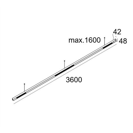 Delta Light INFORM 40 SQ 360 PDS DOWN-UP DIM5 Ceiling lamp