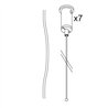 Delta Light SUSPENSION SET 33 2x0,75 1,6m