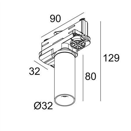 Delta Light 3F TRACK ADAPTER
