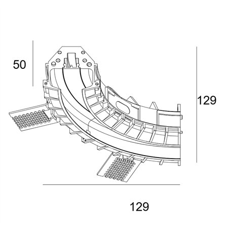 Delta Light Spm20 - Corner Set - R 90° S