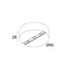 Delta Light CEILING BASE 3 x PLUG-IN 48V