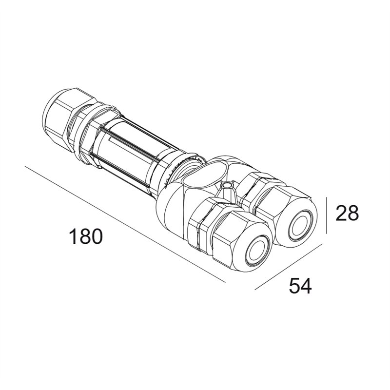 Delta Light IP68 Y-CONNECTOR 5P